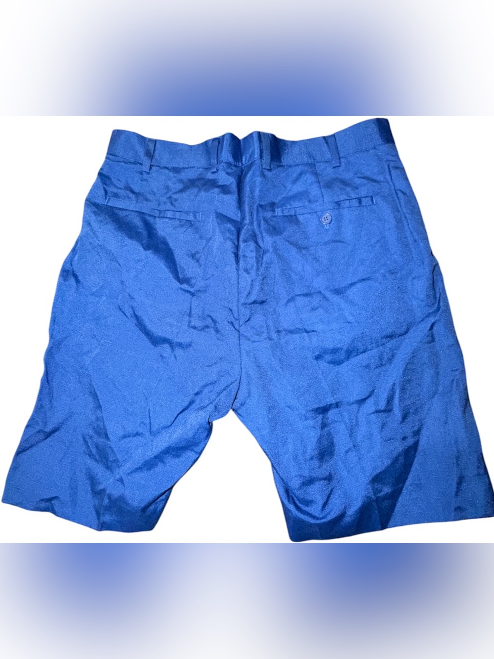 Size 34 Blue Islander Linen, Banana Republic, Pull&Bear Men’s Shorts Bundle of 3 - Picture 4 of 15